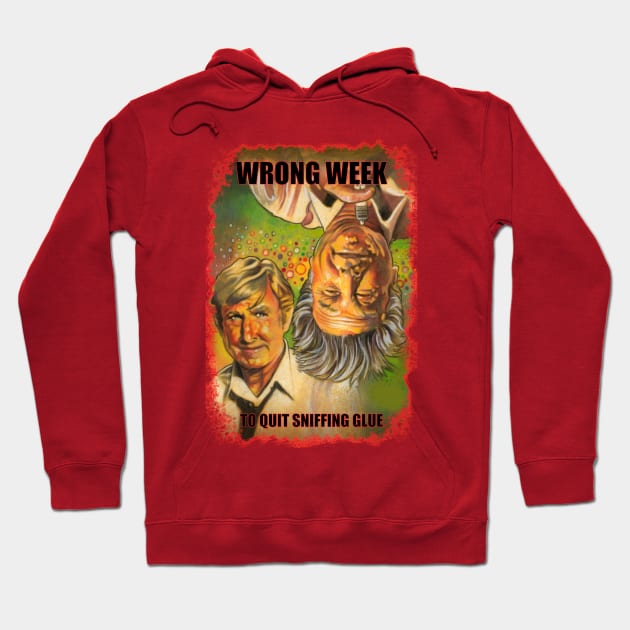 Picked the Wrong Day Hoodie by Chris Hoffman Art